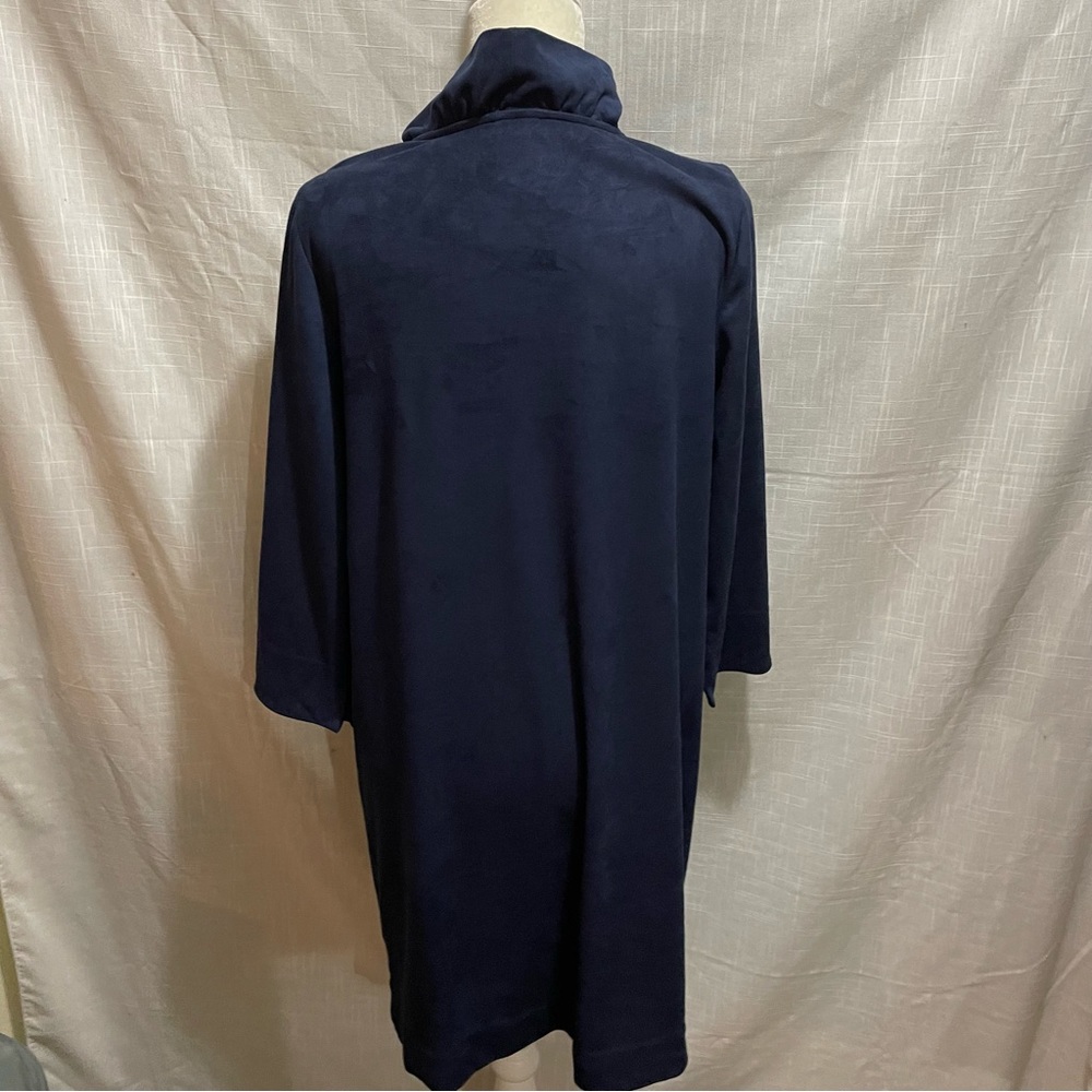 Crown & Ivy navy dress L - Picture 4 of 5